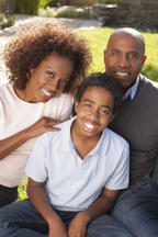 Stock photo of family